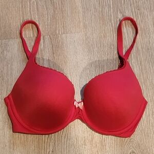 Elegant Red Women's Bra